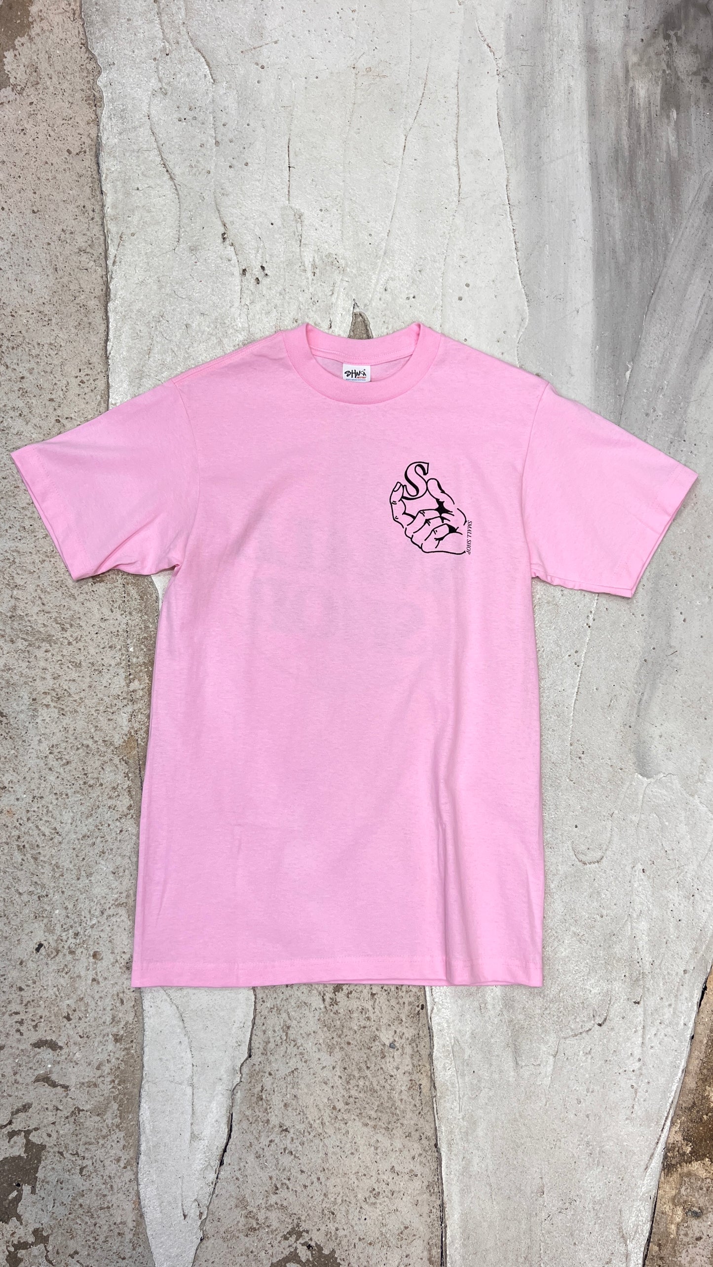 Small Shop Logo Tee - Pink