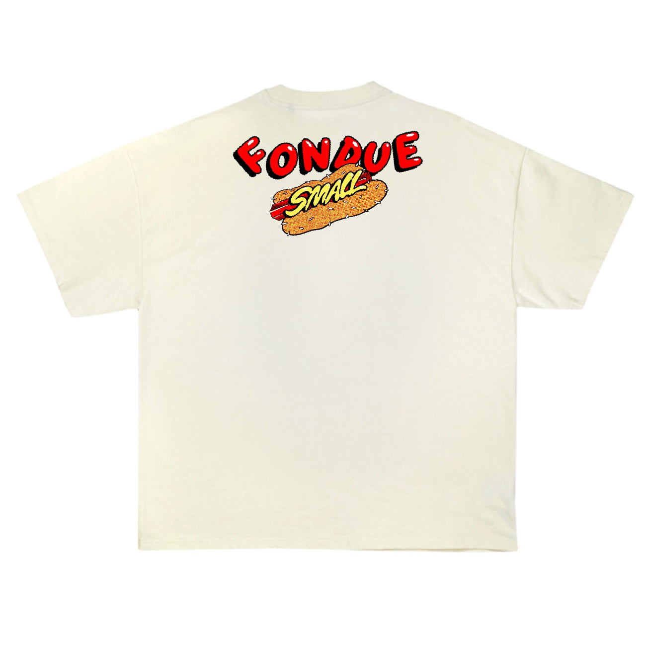 SMALL X FONDUE COLLAB TEE - OFF WHITE